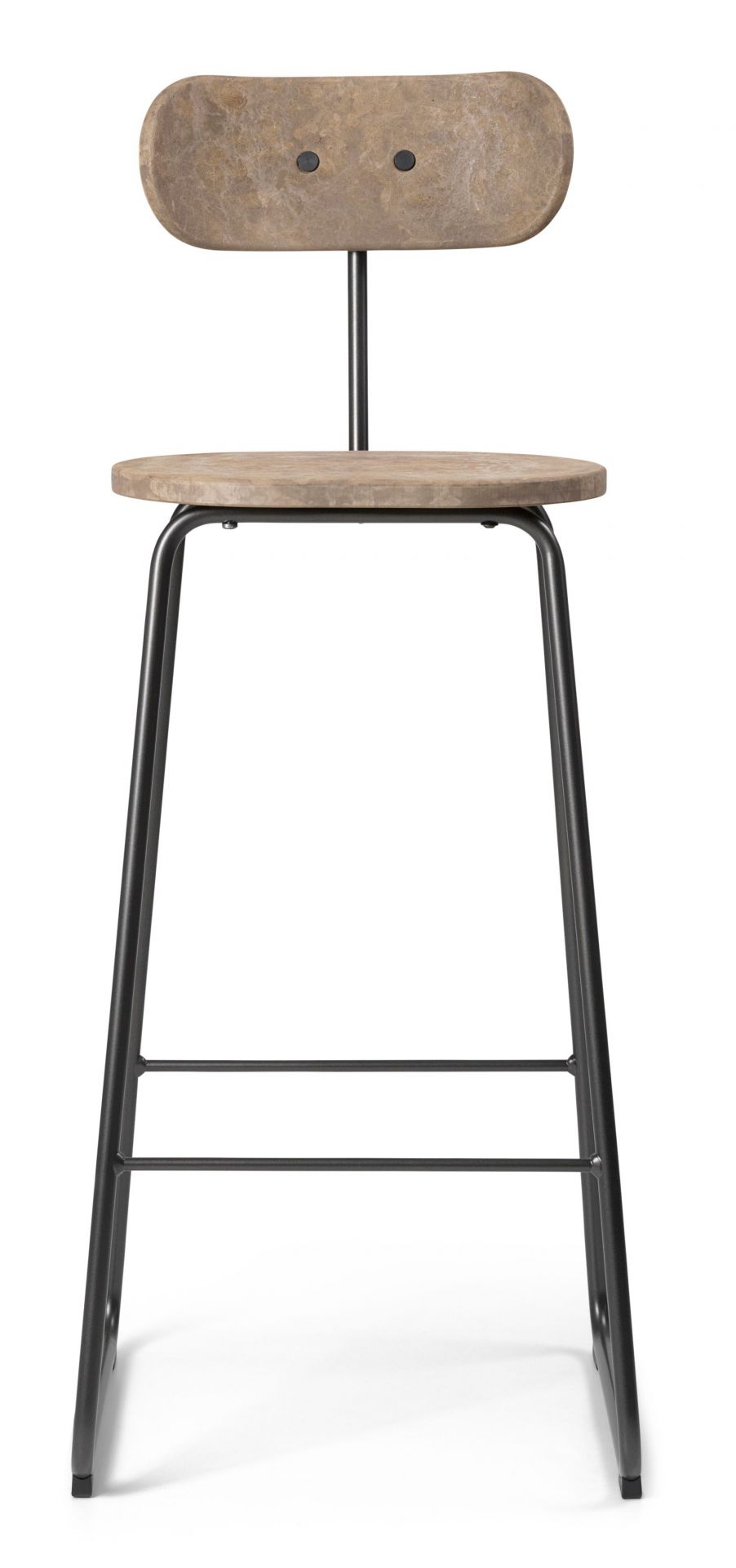 Earth Stool Barhocker mit Rückenlehne Mater 